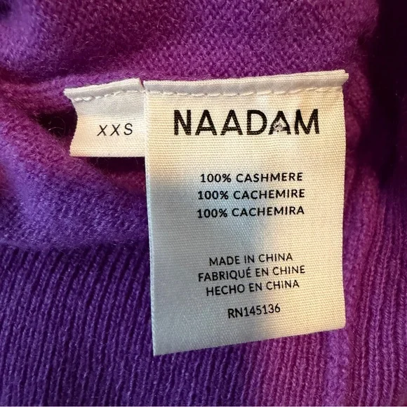 Purple Cashmere Sweater - Picture 8 of 8